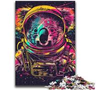 JigsawPuzzle 1000 Pieces for Adults Space Astronaut Koala Learning Educational Toys Unique Home Decor And Gifts for 14+ 26x38cm