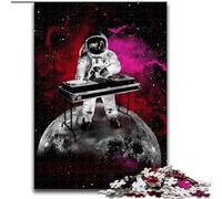 JigsawPuzzle 1000 Pieces for Adults Space Is The DJ Place Made of Wood, Perfect for Birthday, Christmas 50x75cm DIY Art Decor