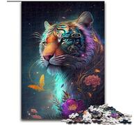 JigsawPuzzle 1000 Pieces for Adults Spirit Tiger Puzzle Challenging Brain Teaser, Family Activity, Home Decor, (size : 26x38cm)