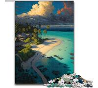 JigsawPuzzle 1000 Pieces for Adults Summer Holiday Jigsaw Puzzle Made of cardboard,Fun at Home Activities, Birthday Present, Travel Gifts 1000pcs(26x38cm)