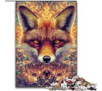 JigsawPuzzle 1000 Pieces for Adults Sunflower Fox, Games Toys Gift Unique Birthday And Gifts for And Age 14 Years Up (Size 50x75cm)