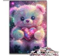 JigsawPuzzle 1000 Pieces for Adults Teddy Bear, Brain Teaser For Wall Decoration Unique Birthday And Xmas Gifts for for Age 14 (Size 26x38cm)