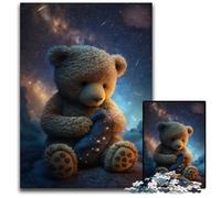 JigsawPuzzle 1000 Pieces for Adults Teddy Bear Style Paper Jigsaw Puzzles for Adults Challenging Brain Teaser for Teenagers Family Fun Interactive Game 1000 PCS(38x26cm)