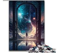 JigsawPuzzle 1000 Pieces for Adults The Door to The Unknown Puzzle Made of cardboard,Birthday Gift Idea, Challenging Brain Teaser Game 1000pcs(26x38cm)