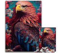 JigsawPuzzle 1000 Pieces for Adults The Eagle And The Garden cardboard Jigsaw Puzzles Ideal DIY Decor & Brain Teaser Gift 26X38CM/10.23x14.96inch
