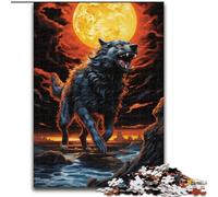 JigsawPuzzle 1000 Pieces for Adults The Fierce Wolf Jigsaw Educational Brain Teaser, Artistic Home & Office Decor, 14+ Age (size : 50x75cm)