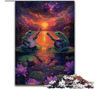 JigsawPuzzle 1000 Pieces for Adults The Frog Band at Sunset Puzzles for Adults for Family Fun Perfect for Holidays, Interactive Game Nights (Size 50x75cm)
