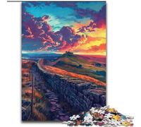 JigsawPuzzle 1000 Pieces for Adults The Great Wall Jigsaw Puzzles Made of cardboard,Suitable for Birthdays, Halloween, Thanksgiving, Easter 1000pcs(26x38cm)