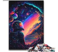 JigsawPuzzle 1000 Pieces for Adults The Last Astronaut Puzzles 1000 Pieces for Adults for Birthdays, Christmas, Halloween, Thanksgiving, Easter Size 26X38CM