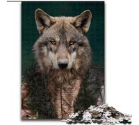 JigsawPuzzle 1000 Pieces for Adults The Medieval Wolf Challenging Puzzles for Family Fun Perfect for Holidays, Interactive Game Nights Size 50X75CM