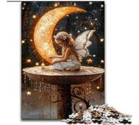 JigsawPuzzle 1000 Pieces for Adults The Moon And The Elf Puzzle for Home Decor, Ideal Christmas & New Year Gift for Teenagers (size 26x38cm)