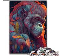 JigsawPuzzle 1000 Pieces for Adults The Wise Urang Utan 1000 Pieces Puzzle Gifts Family Game Night, Home Decor & Brain Training Gift Size 26X38CM
