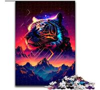 JigsawPuzzle 1000 Pieces for Adults Tiger Challenging Puzzles Interactive Family Game, DIY Home Decor, Brain Teaser Gift size 50x75cm