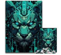 JigsawPuzzle 1000 Pieces for Adults Tiger Robot Paper Jigsaw Puzzles for Adults Challenging DIY Brain Teaser for Teenagers 1000 PCS(38x26cm)
