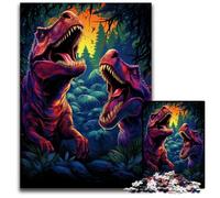 JigsawPuzzle 1000 Pieces for Adults Tyrannosaurus Rex Looking for Prey Challenging Puzzles Challenging DIY Brain Teaser Perfect Family Game Or Decorative Gift 1000 PCS(75x50cm)