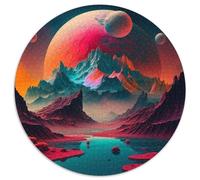JigsawPuzzle 1000 Pieces for Adults Universe Planet Impossible Jigsaw Puzzles for Adults Impossible Educational Home Decoration Games & Gifts (67.5x67.5cm)