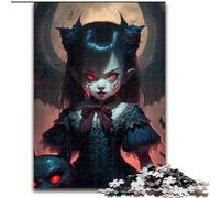 JigsawPuzzle 1000 Pieces for Adults Vampire Wooden Jigsaw Puzzles size 50x75cm Brain Teaser Game for Teenagers, Perfect