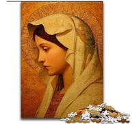 JigsawPuzzle 1000 Pieces for Adults Virgin Mary, Help The Brain Exercise Addictive Toys to Cultivate Patience Perfect Decoration (Size 50x75cm)