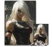 JigsawPuzzle 1000 Pieces for Adults WhiteHaired Female Character Wooden Jigsaw Perfect for Teenagers Family Bonding Brain TeaserDIY Home Decor Gift 1000 PCS(75x50cm)