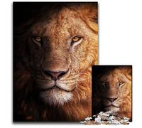 JigsawPuzzle 1000 Pieces for Adults Wild Golden Lion King Challenging Puzzles Family Activity Brain Teaser Home Decor 1000 PCS(75x50cm)