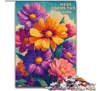 JigsawPuzzle 1000 Pieces for Adults Wildflower Summer, for And 14 Years And over for Educational Game Challenge Toy Gift for Birthdays (Size 26x38cm)