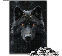 JigsawPuzzle 1000 Pieces for Adults Wolf Art cardboard Jigsaw Puzzles 26X38CM DIY Decoration, Brain Challenge, for Adult, Family