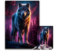 JigsawPuzzle 1000 Pieces for Adults Wolf Werewolf Jigsaw Puzzles for Adults Birthday Gift Idea Challenging Brain Teaser Game 1000 PCS(38x26cm)