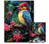 JigsawPuzzle 1000 Pieces for Adults Woodpecker Bird Wooden Jigsaw Puzzles for Adults Ideal for Lover Perfect Christmas New Year Valentine's Gift 1000 PCS(75x50cm)