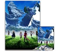 JigsawPuzzle 1000 Pieces for Adults Xenoblade Chronicles Wooden Jigsaw Puzzles for Adults Ideal for Lover Perfect Christmas New Year Valentine's Gift 1000 PCS(75x50cm)