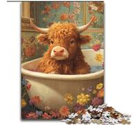 JigsawPuzzle 1000 Pieces for Adults Yak Challenging Game And Family Play Educational Game for Birthday, Chrismas 50x75cm