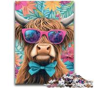 JigsawPuzzle 1000 Pieces for Adults Yak on Vacation Educational Games Home Decoration Birthday Present, Gifts for Age 14+ 50x75cm