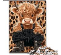 JigsawPuzzle 1000 Pieces for Adults Yak Wooden Jigsaw 50X75CM Home Decor Brain Teaser Game for Teenagers & Family Interaction
