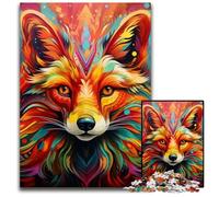 JigsawPuzzle 1000 Pieces for Adults Yellow Fox Jigsaw Puzzles Brain Challenge, for Teenagers & Home Decor 26X38CM/10.23x14.96inch