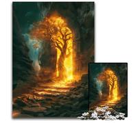 JigsawPuzzle 1000 Pieces for Adults Zen Ruins The Last Tree Paper Jigsaw Brain Challenge for Teenagers & Home Decor 1000 PCS(38x26cm)
