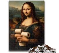 JigsawPuzzle 1000 Pieces for Teenagers Abstract Mona Lisa Educational Games Wall Decoration Unique Birthday And Xmas Gifts 50x75cm