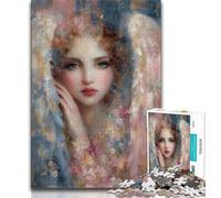 JigsawPuzzle 1000 Pieces for Teenagers Angel, Train Your Brain And Hands,Artists Collection, Fine Art for Age 14 Years Up 38x26cm