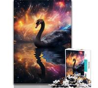 JigsawPuzzle 1000 Pieces for Teenagers Animal Black Swan,Brain Intelligence Challenge Addictive Toys Birthday Present,Gifts,Wall Art (75x50cm)
