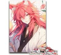 JigsawPuzzle 1000 Pieces for Teenagers Animal Fox Man for Educational Game Challenge Toy Deal As Gifts for The Whole Family 50x75cm