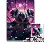 JigsawPuzzle 1000 Pieces for Teenagers Animal Koala,Brain Intelligence Challenge Addictive Toys Birthday Present,Gifts,Wall Art (75x50cm)