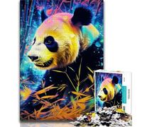 JigsawPuzzle 1000 Pieces for Teenagers Animal Panda,Brain Intelligence Challenge Addictive Toys Birthday Present,Gifts,Wall Art (75x50cm)