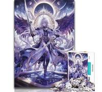 JigsawPuzzle 1000 Pieces for Teenagers Anime Girl Dragon,Brain Intelligence Challenge Addictive Toys Birthday Present,Gifts,Wall Art (75x50cm)