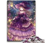 JigsawPuzzle 1000 Pieces for Teenagers Anime Girl Wizard Stress Reliever Difficult Challenge Deal As Gifts for The Whole Family 50x75cm