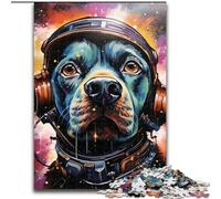 JigsawPuzzle 1000 Pieces for Teenagers Art German Shepherd,Help The Brain Exercise Addictive Toys to Cultivate Patience Enhance Memory 38x26cm