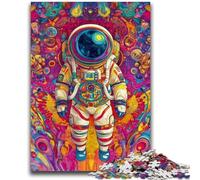 JigsawPuzzle 1000 Pieces for Teenagers Astronaut Dream Toy Intellectual Game for Home Decoration for Age 14 Years Up 26x38cm