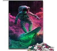 JigsawPuzzle 1000 Pieces for Teenagers Astronaut Surfing, for Age 14 Years And over Home Decor As A Gift for The Whole Family And Friends (Size 50x75cm)