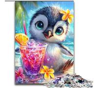 JigsawPuzzle 1000 Pieces for Teenagers Baby Penguin Challenging Game And Family Play A Work of Art for Age 14 (size 50x75cm)