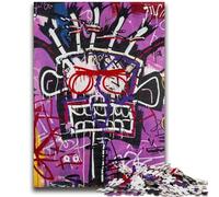 JigsawPuzzle 1000 Pieces for Teenagers Basquiat-style Child Educational Games Wall Decoration Unique Birthday And Xmas Gifts 50x75cm