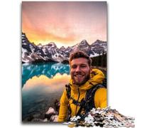 JigsawPuzzle 1000 Pieces for Teenagers Beautiful Mountains And Lakes for Educational Game Challenge Toy Deal As Gifts for The Whole Family 38x26cm