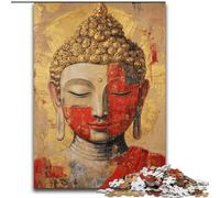 JigsawPuzzle 1000 Pieces for Teenagers Buddha Art, Suitable for People Aged 14 And Above Educational Games Secret Santa Gifts (Size 26x38cm)