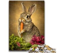 JigsawPuzzle 1000 Pieces for Teenagers Chef Rabbit Relax Games Educational Game for Birthday, Chrismas for And Age 14 Years Up 50x75cm
